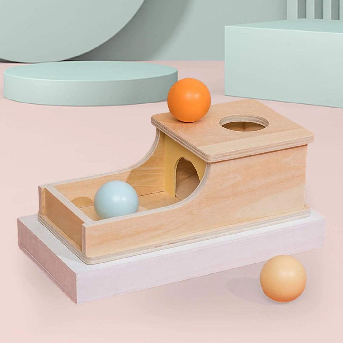 New Wooden Montessori Teaching Aids Sensory Training Target Box Toys